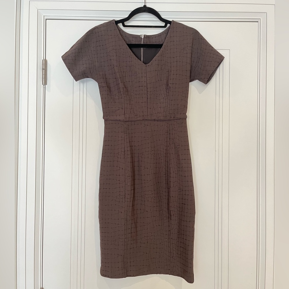 Elegant Brown Women's Dress